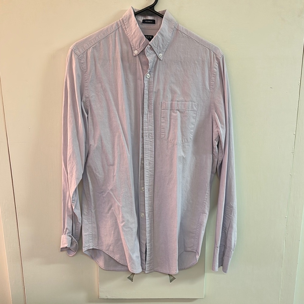 J. Crew Purple Long Sleeve Casual Shirt